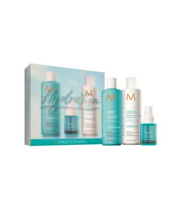 Moroccanoil Spring Hydrating Kit (Shampoo & Conditioner Duo 250ml, All in One Leave-in Conditioner 50ml & ΔΩΡΟ Body Lotion Fragrance Originale 10ml