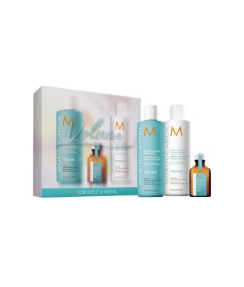 Moroccanoil Volume Set (Volume Shampoo & Conditioner 250ml, Oil Treatment Light 25ml & ΔΩΡΟ Body Lotion Fragrance Originale 10ml)