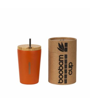 Boobamcup Lite Πορτοκαλί | Ποτήρι Θερμός 350ml
