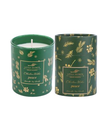 Peace Soy Candle Christmas Wishes