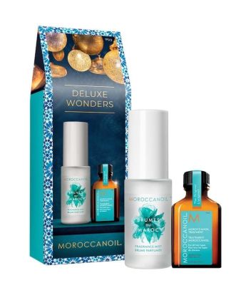 Moroccanoil Deluxe Wonders Set (Hair & Body Fragrance Mist 30ml & Treatment 15ml)